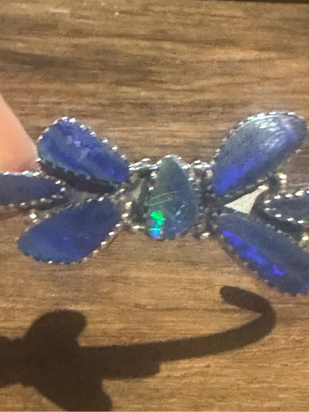 Australian Opal sterling silver Bracelet